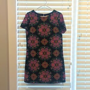J. Crew Floral Mandala Print Shift Dress